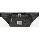 Dolce & Gabbana Svarta Midjeväskor Dolce & Gabbana Small coated jacquard belt bag