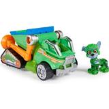 Paw Patrol Sopbilar Spin Master Paw Patrol The Mighty Movie Garbage Truck Recycler with Rocky Mighty Pups