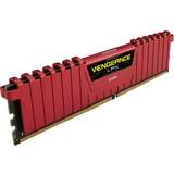 8 GB - DDR4 - Röda RAM minnen Corsair Vengeance LPX Red DDR4 2666MHz 8GB (CMK8GX4M1A2666C16R)