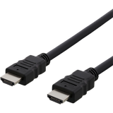 High Speed with Ethernet (4K) - Nickel Kablar Deltaco HDMI - HDMI M-M 1m