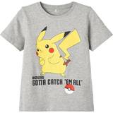 Name It Kid's Pokemon T-shirt - Grey Melange