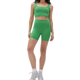 Adanola Ultimate Crop Shorts - Kelly Green