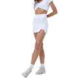 Adanola A Line Mini Skirt - White