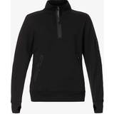 C.P. Company Herr - Sweatshirts Tröjor C.P. Company Diagonal Raised Fleece Stand Collar Sweatshirt Black