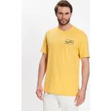 Billabong Herr T-shirts Billabong mens cotton ss t-shirt walled sunny yellow