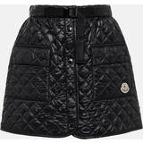 Moncler XL Kjolar Moncler Black Padded Miniskirt 999 Black IT