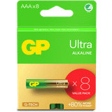 Engångsbatterier Batterier & Laddbart GP Batteries Ultra Alkaline Size AAA, 24AU/LR03, 1.5V, 8-pack