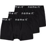 Svarta Boxershorts Barnkläder Name It Basic Boxer Shorts 3-pack - Black (13208836)