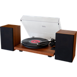 Vinylspelare med högtalare Soundmaster PL711BR Skivspelare med 2-vägs Högtalare Bluetooth