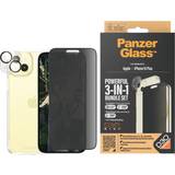 PanzerGlass 3-in-1 Privacy Protection Pack for iPhone 15 Plus