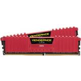 8 GB - DDR4 - Röda RAM minnen Corsair Vengeance LPX Red DDR4 2666MHz 2x4GB (CMK8GX4M2A2666C16R)