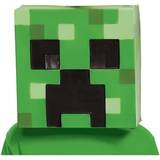 Grön - Tecknat & Animerat Masker Disguise Minecraft Creeper Vacuform Mask for Kids