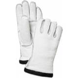 Herr - Vita Handskar Hestra Heli Female 5-finger Ski Gloves - Ivory/Off White