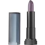Gråa Läpprodukter Maybelline Color Sensational Powder Matte Lipstick #25 Chilling Grey