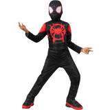 Blod - Svart Maskeradkläder Rubies Spider-Man Into the Spider-Verse Miles Morales Costume for Kids