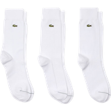Herr - Jersey - Vita Underkläder Lacoste Piqué Socks 3-pack - White