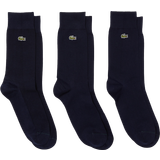 Lacoste Dam Underkläder Lacoste Piqué Socks 3-pack - Navy Blue