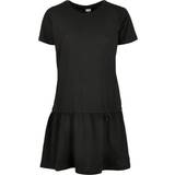 Jersey - Svarta Klänningar Urban Classics Women's Valance Tee Dress - Black