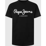 Pepe Jeans Herr Kläder Pepe Jeans Herr Original Stretch N T-shirt, svart svart