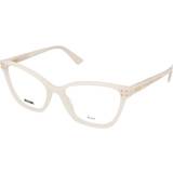 Vita Glasögon & Läsglasögon Moschino MOS595 5X2 Vita Endast Båge Kvinna