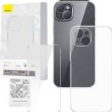 Skal & Fodral Baseus Case And Tempered Glass set Corning for iPhone 13