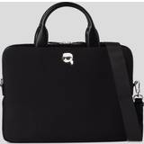 Karl Lagerfeld K/ikonik Laptop Bag, Woman, Black, Size: One size One size