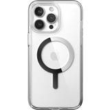 Krom Mobilfodral Speck iPhone 15 Pro Max Case-Presidio Perfect-Clear-ClickLock-MagSafe-6.7 Inch Phone Case-Presidio Clear/Chrome