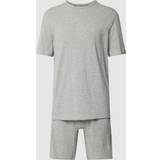 Herr - Stretch Pyjamasar Calvin Klein Shorts Pyjama Set Cotton Stretch GREY
