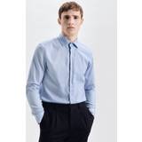 Bygel Överdelar Seidensticker Business skjorta för män Slim Fit – lätt affärsskjorta