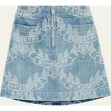 Burberry Kjolar Burberry Girls Blue Oak Leaf Crest Skirt year