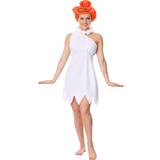 Historiska - Orange Maskeradkläder Rubies Adult Wilma Flintstone Costume