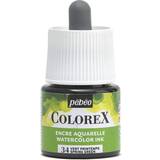 Pebeo Färger Pebeo Colorex Watercolor Ink 45 ml Spring Green – burk med akvarellbläck och pipett