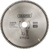 Draper 31978 TCT Trippel Chip Grind Cirkelsågblad, 255 x 30 mm, 100T, Silver, En Storlek