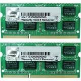 8 GB - SO-DIMM DDR3 RAM minnen G.Skill Standard SO-DIMM DDR3 1600MHz 2x4GB (F3-12800CL9D-8GBSQ)