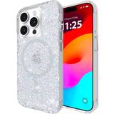 Case-Mate Gråa Mobiltillbehör Case-Mate iPhone 15 Pro Twinkle Disco [12FT Drop Protection] [Compatible with MagSafe] Magnetic Cover w/Cute Bling Sparkle for iPhone 15 Pro 6.1" Anti-Scratch, Shock Absorbent, Slim Fit