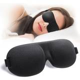 Sovmask 3d Shein 3D Shaped Eye Sleep Mask, 1 Piece Winter Eye Mask Blindfold Cover with Elastic Band, Light Blocking, Breathable & Soft Eye Cover for Sleeping, Travel, Nap, Airplane, Yoga, Travel Essentials for Women, Black Friday
