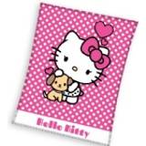 Hello Kitty Babynests & Filtar Hello Kitty Coral Fleecefilt 130 x 170 cm