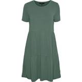 Vero Moda Filli Calia Short Sleeved Mini Dress - Green/Laurel Wreath