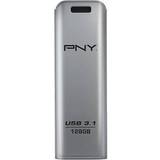 PNY 128 GB USB-minnen PNY USB 3.1 Elite Steel 128GB