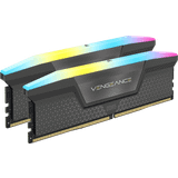 DDR5 - Gråa RAM minnen Corsair Vengeance RGB Balck DDR5 5200MHz 2x16GB (CMH32GX5M2B5200Z40K)
