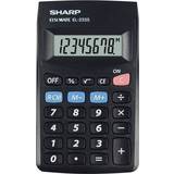 Monokrom Miniräknare Sharp EL-233S