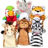 Giraffer - Plastleksaker Dockor & Dockhus Melissa & Doug Safari Buddies Hand Puppets