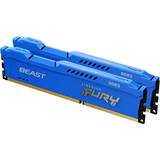 Kingston 16 GB - DDR3 RAM minnen Kingston Fury Beast Blue DDR3 1600MHz 2x8GB (KF316C10BK2/16)