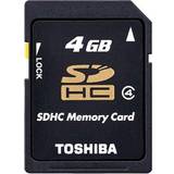 Toshiba Minneskort Toshiba SDHC 4GB Klass 4