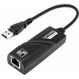 Nätverkskort & Bluetooth-adaptrar PcCom USB till Ethernet-adapter