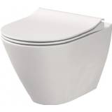 CERSANIT City Oval Wand-Tiefspül-WC mit WC-Sitz, SZCZ1001681773, weiß