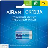 Airam Kamerabatteri CR123A 1-pack 3V