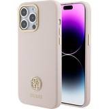 Guess Mobiltillbehör Guess Liquid Silicone Metal Logo Case for iPhone 15 Pro Max
