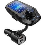 KIT Bluetooth FM Transmitter for Car, Adapter, 4-in-1