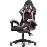 Bigzzia black/pink Gaming&Office Chair Ergonomic Computer Desk Chair Pink/Black